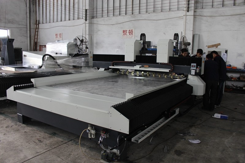 ITB8888通博双头铝材雕刻机带压轮